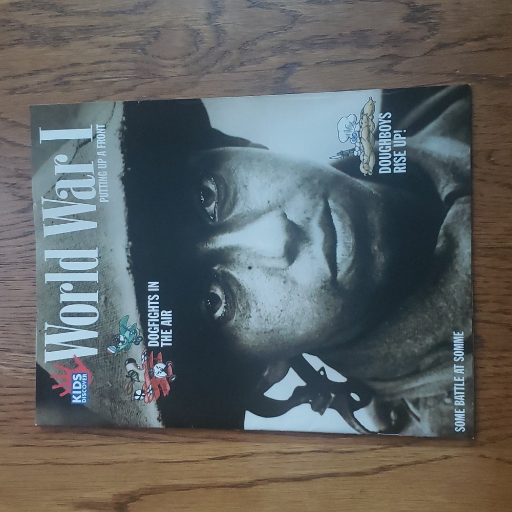 Vintage Y2K Kids Discover Magazine World War I Volume 13 Issue 3 March 2003